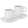 WMF - ZESTAW 2x Kubek do kawy z kremem z podstawką BARISTA 170 ml biały