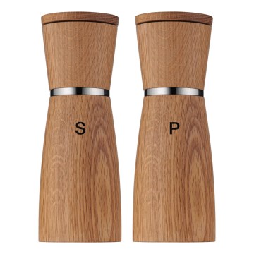WMF - ZESTAW 2x Młynek do przypraw NATURE dąb