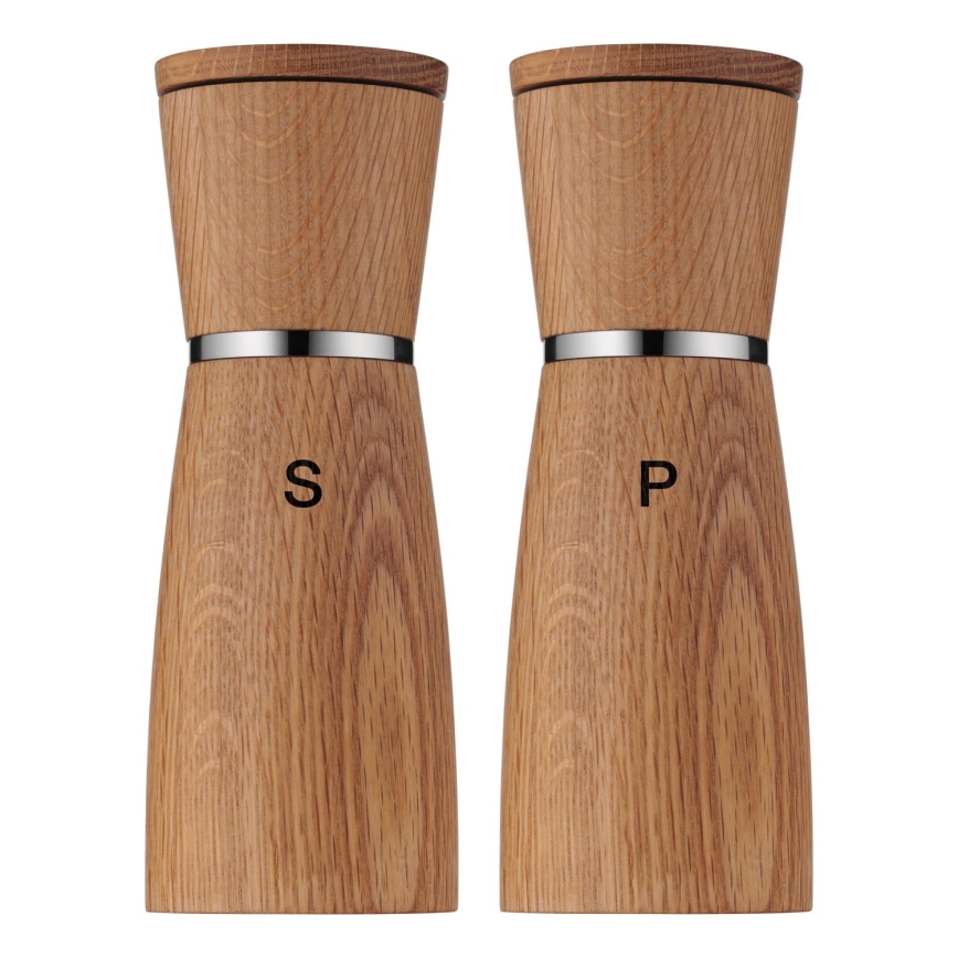 WMF - ZESTAW 2x Młynek do przypraw NATURE dąb