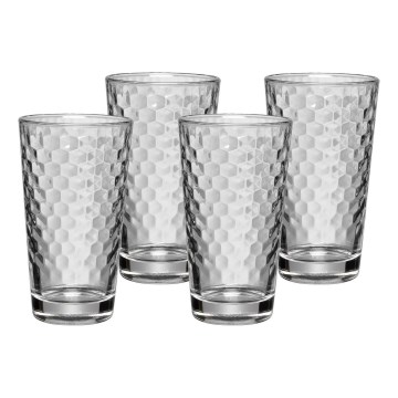 WMF - ZESTAW 4x Szklanka do latte macchiato KAWA TIME 280 ml