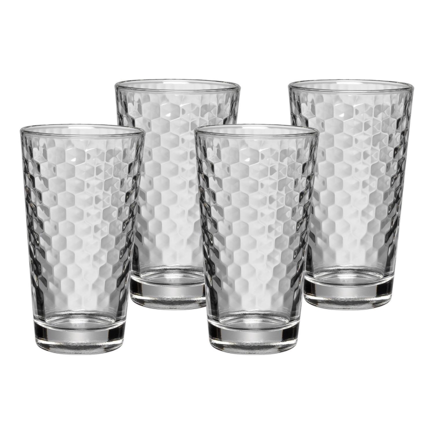 WMF - ZESTAW 4x Szklanka do latte macchiato KAWA TIME 280 ml
