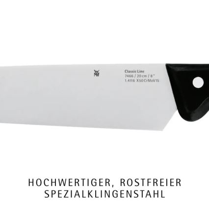 WMF - Zestaw 7 noży kuchennych w bloku CLASSIC LINE