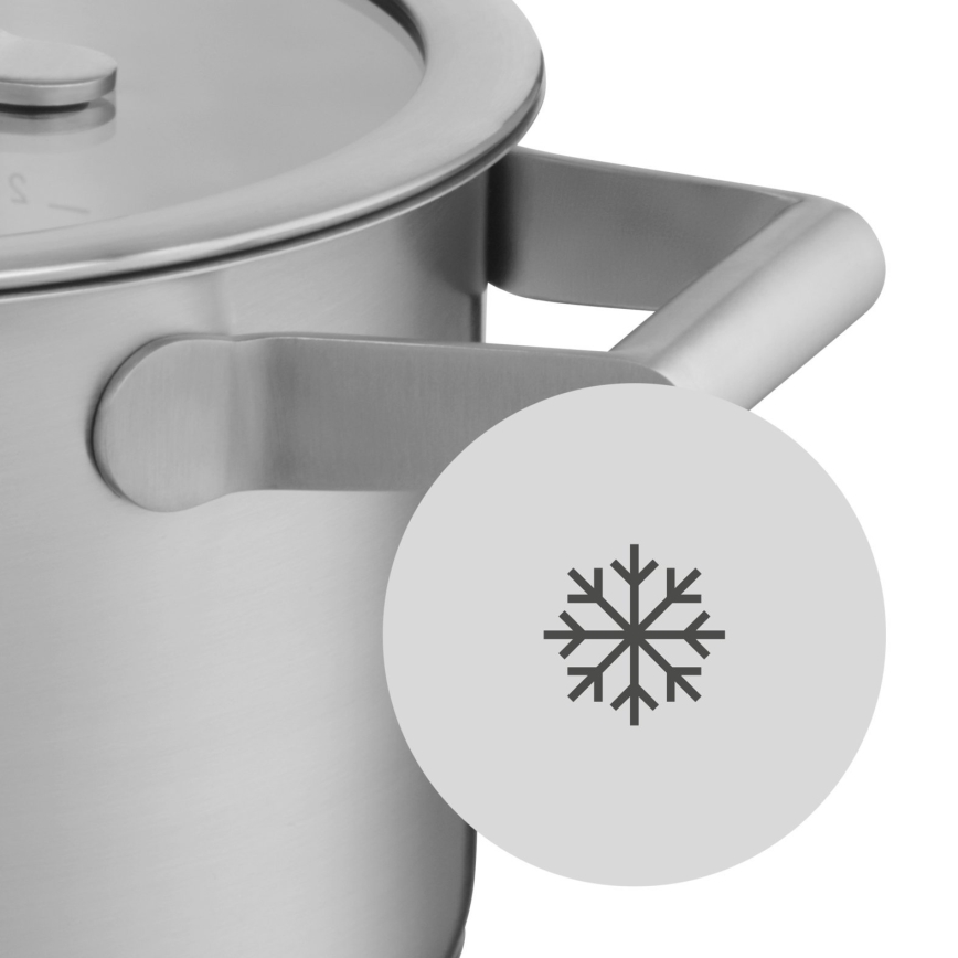 WMF - Zestaw garnków 5 szt. COMFORT LINE stal nierdzewna