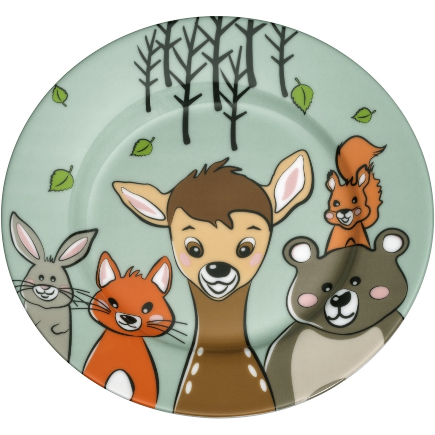 WMF - Zestaw naczyń i sztućców dla dzieci FOREST FRIENDS 6 szt.
