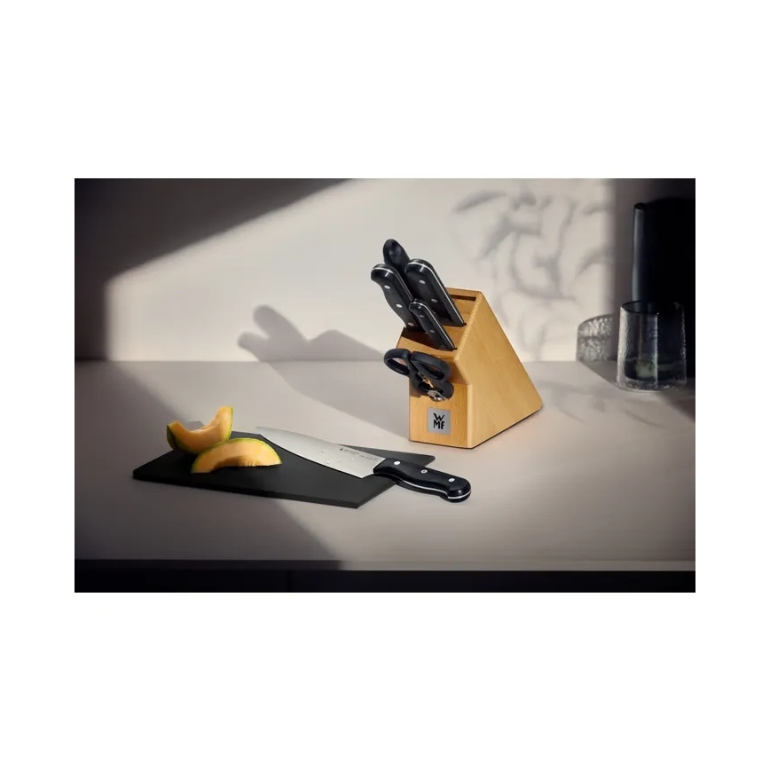WMF - Zestaw noży kuchennych w bloku SPITZENKLASSE PLUS 6 szt.