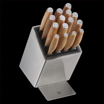 WMF - Zestaw noży kuchennych z blokiem GRAND WOOD 6 szt.