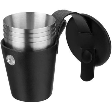 WMF - Zestaw piersiówki i kieliszków MANHATTAN 6 szt.