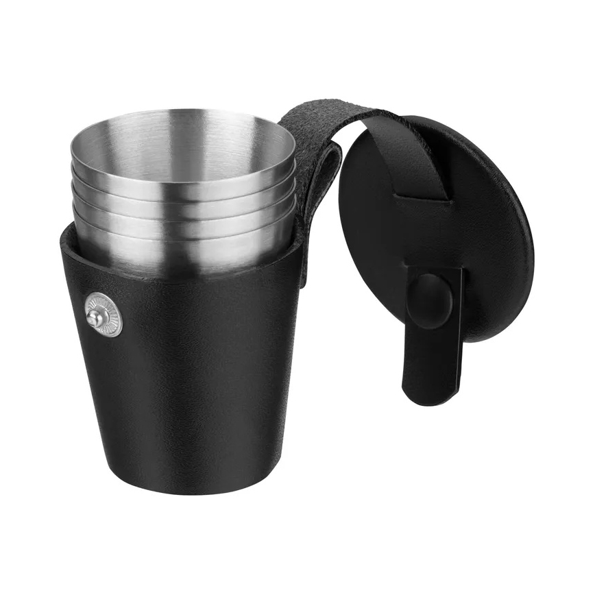 WMF - Zestaw piersiówki i kieliszków MANHATTAN 6 szt.