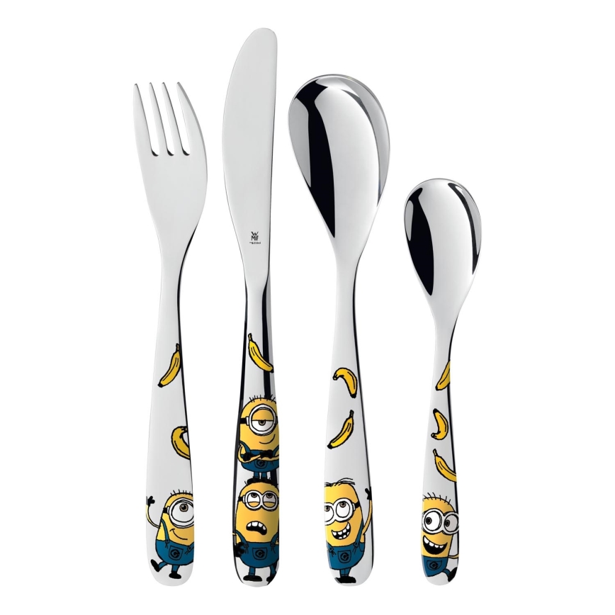 WMF - Zestaw sztućców dla dzieci 4 szt. minionki
