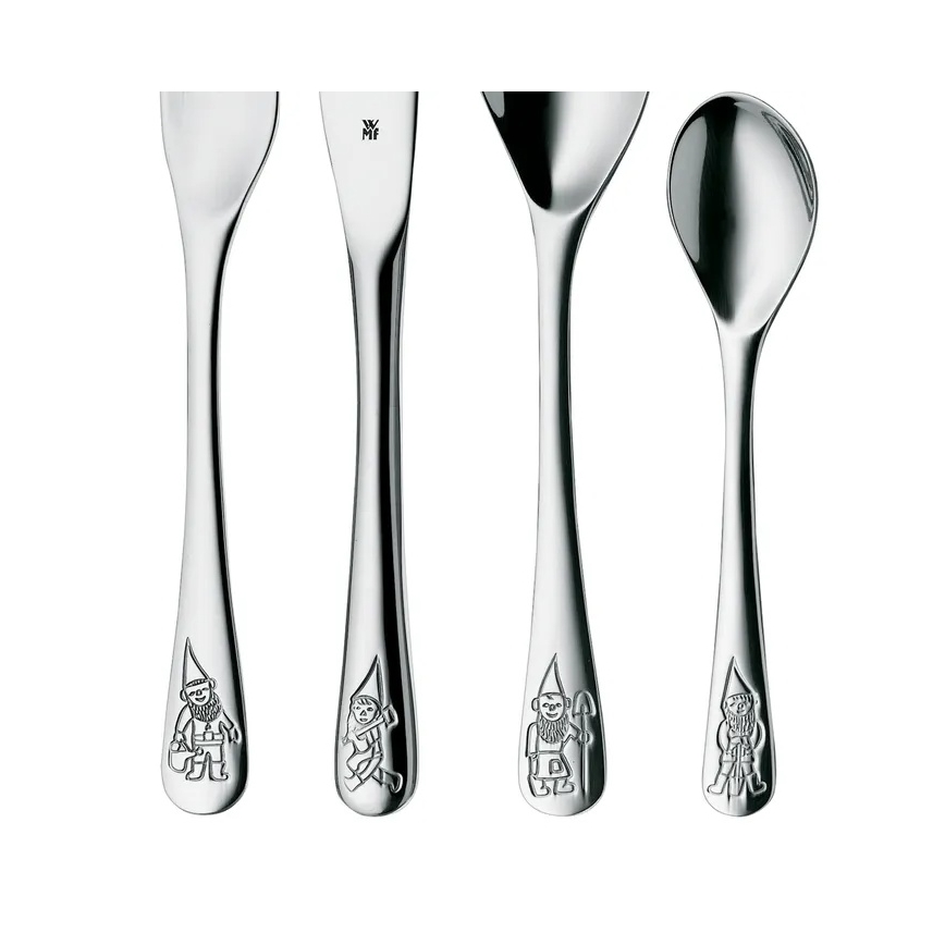 WMF - Zestaw sztućców dziecięcych KRASNALE 4 szt.