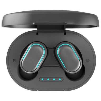 Wodoodporne bezprzewodowe słuchawki Bluetooth 45 mAh czarne