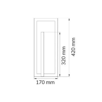 Wofi 11026 - LED Lampa stołowa ściemnialna ZENIT LED/11W/230V