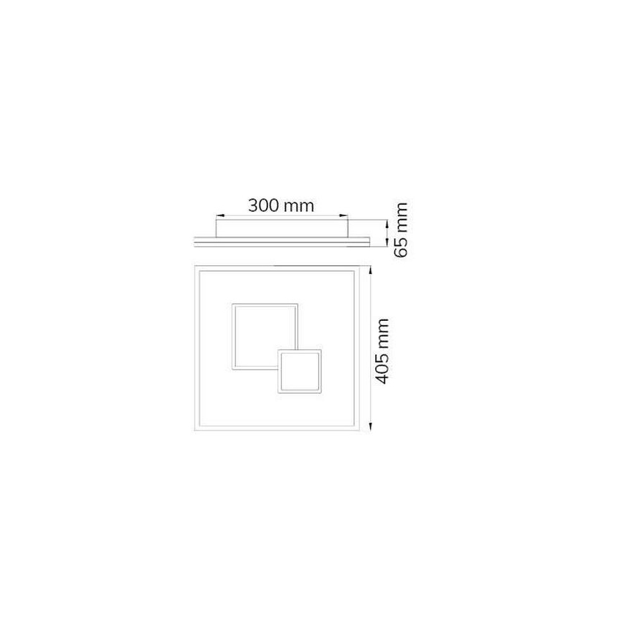 Wofi 11247 - LED Plafon ściemnialny NADRA LED/27W/230V