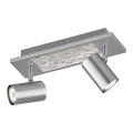 Wofi 11590 - Oprawa punktowa LED BALI 2xGU10/5W/230V + LED/4,5W/230V