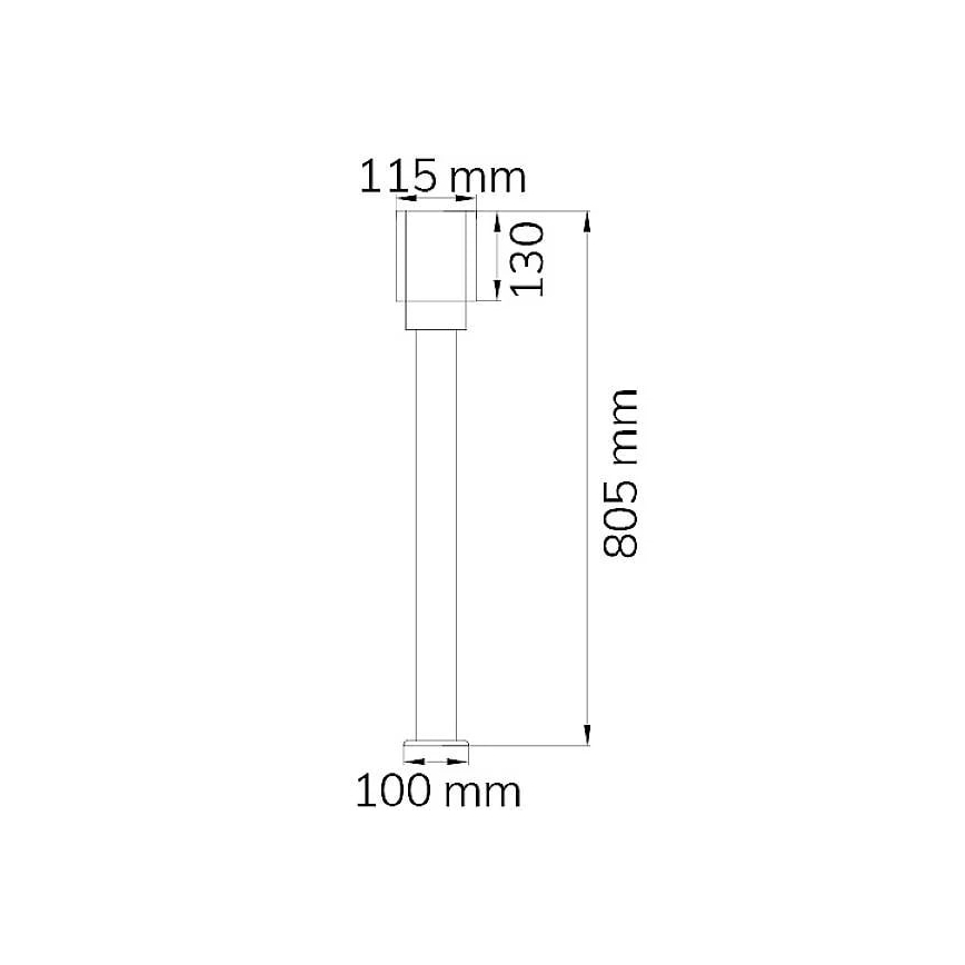 Wofi 12232 - Lampa zewnętrzna PITA 1xE27/10W/230V IP54