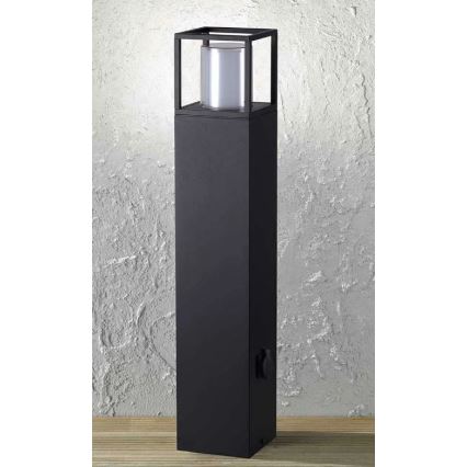 Wofi 12234 - Lampa zewnętrzna LED z gniazdkiem FILIA LED/8,5W/230V IP54 80 cm SCHUKO