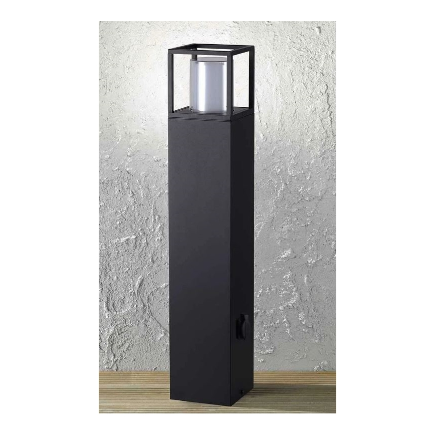 Wofi 12234 - Lampa zewnętrzna LED z gniazdkiem FILIA LED/8,5W/230V IP54 80 cm SCHUKO