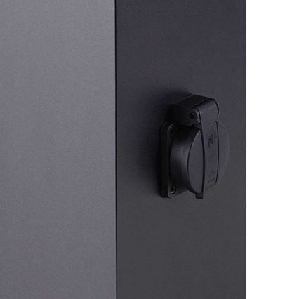 Wofi 12234 - Lampa zewnętrzna LED z gniazdkiem FILIA LED/8,5W/230V IP54 80 cm SCHUKO