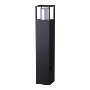 Wofi 12234 - Lampa zewnętrzna LED z gniazdkiem FILIA LED/8,5W/230V IP54 80 cm SCHUKO