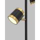 Wofi 3003-304S - LED Lampa podłogowa ściemnialna TOULOUSE LED/21W/230V czarna/złota
