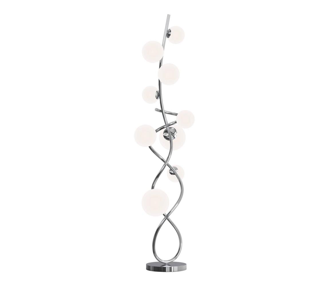Wofi 3014-907 - LED Lampa podłogowa NANCY 9xG9/3,5W/230V chrom błyszcząca
