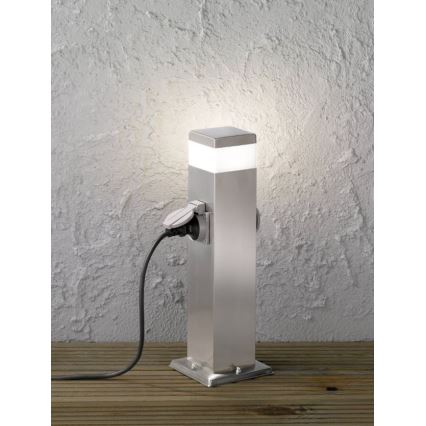 Wofi 3054.01.97.7000 - Lampa zewnętrzna LED z dwoma gniazdkami TARA LED/7W/230V IP44 SCHUKO