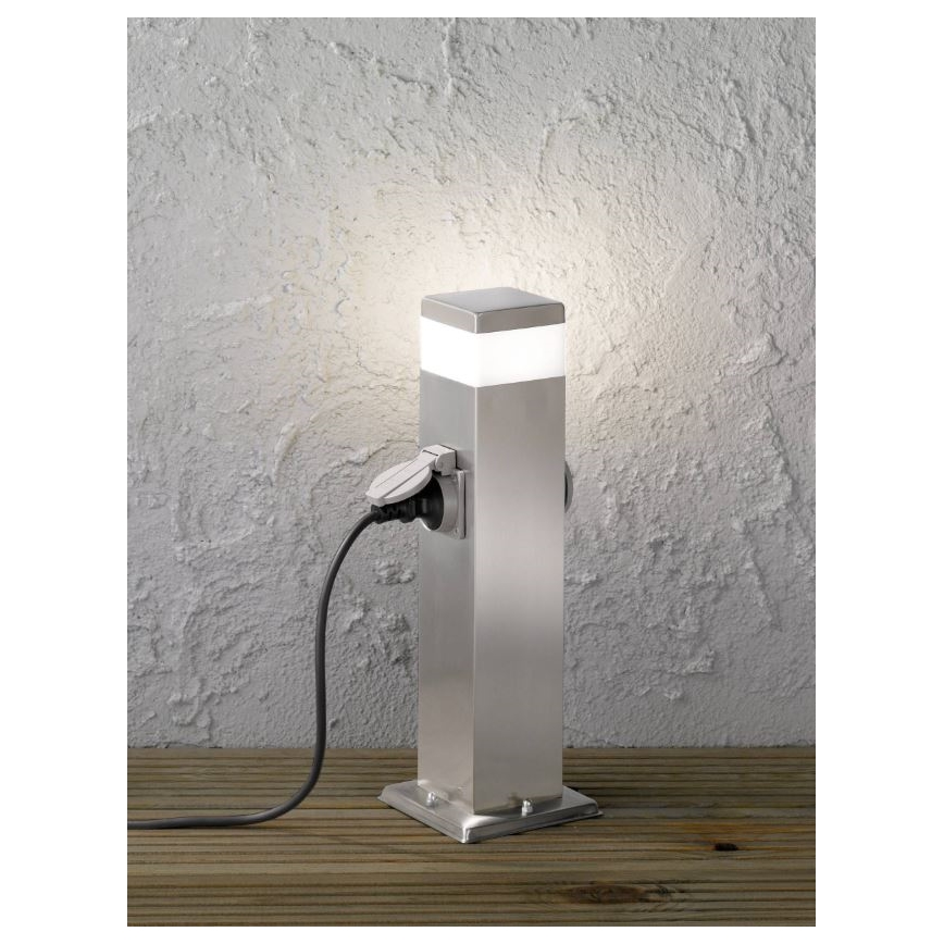 Wofi 3054.01.97.7000 - Lampa zewnętrzna LED z dwoma gniazdkami TARA LED/7W/230V IP44 SCHUKO
