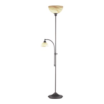 Wofi 3128.02.09.0000 - Lampa podłogowa LACCHINO 1xE27/120W/230V + 1xE14/40W
