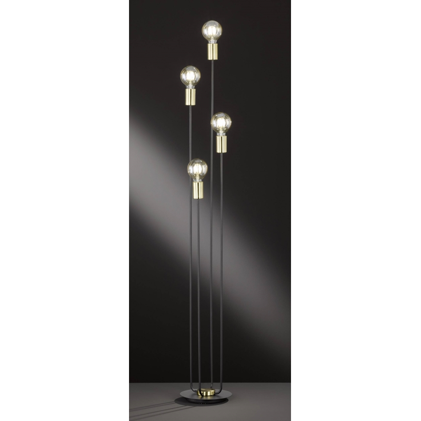 Wofi 3255.04.10.8000 - Lampa podłogowa YORK 4xE27/60W/230V