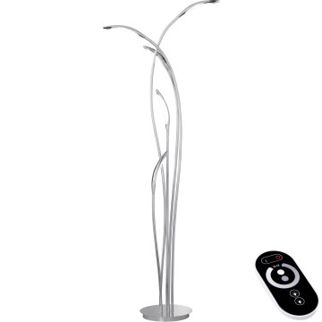 Wofi 3326.05.01.5000 - LED Ściemnialna lampa podłogowa HAMPTON 5xLED/5,2W/230V + pilot