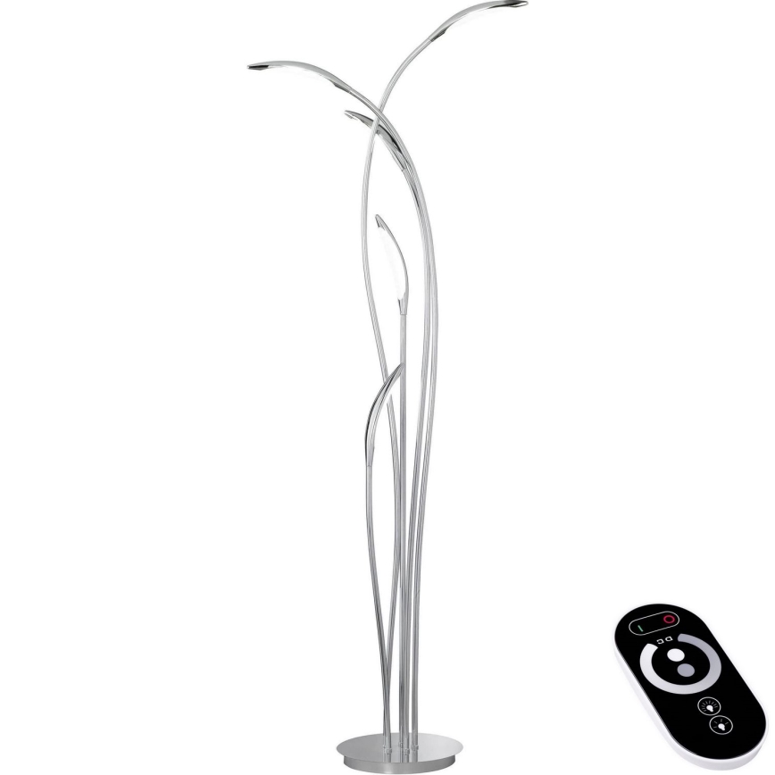 Wofi 3326.05.01.5000 - LED Ściemnialna lampa podłogowa HAMPTON 5xLED/5,2W/230V + pilot