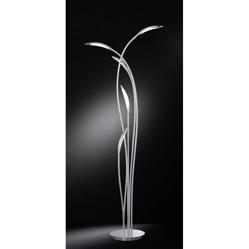Wofi 3326.05.01.5000 - LED Ściemnialna lampa podłogowa HAMPTON 5xLED/5,2W/230V + pilot