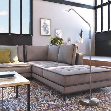 Wofi 3446.01.54.7000 - LED Lampa podłogowa ściemnialna ORTA LED/12W/230V chrom błyszczący