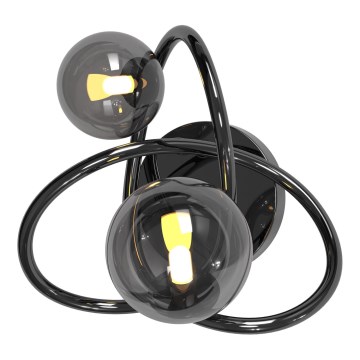 Wofi 4014-205 - LED Kinkiet NANCY 2xG9/3,5W/230V czarny/chrom błyszczący