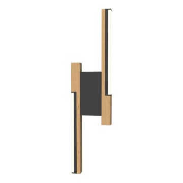 Wofi 4031-206 - LED ściemnialny kinkiet PALERMO 11W/230V, drewno kauczukowe