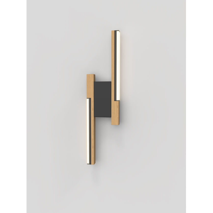 Wofi 4031-206 - LED ściemnialny kinkiet PALERMO 11W/230V, drewno kauczukowe