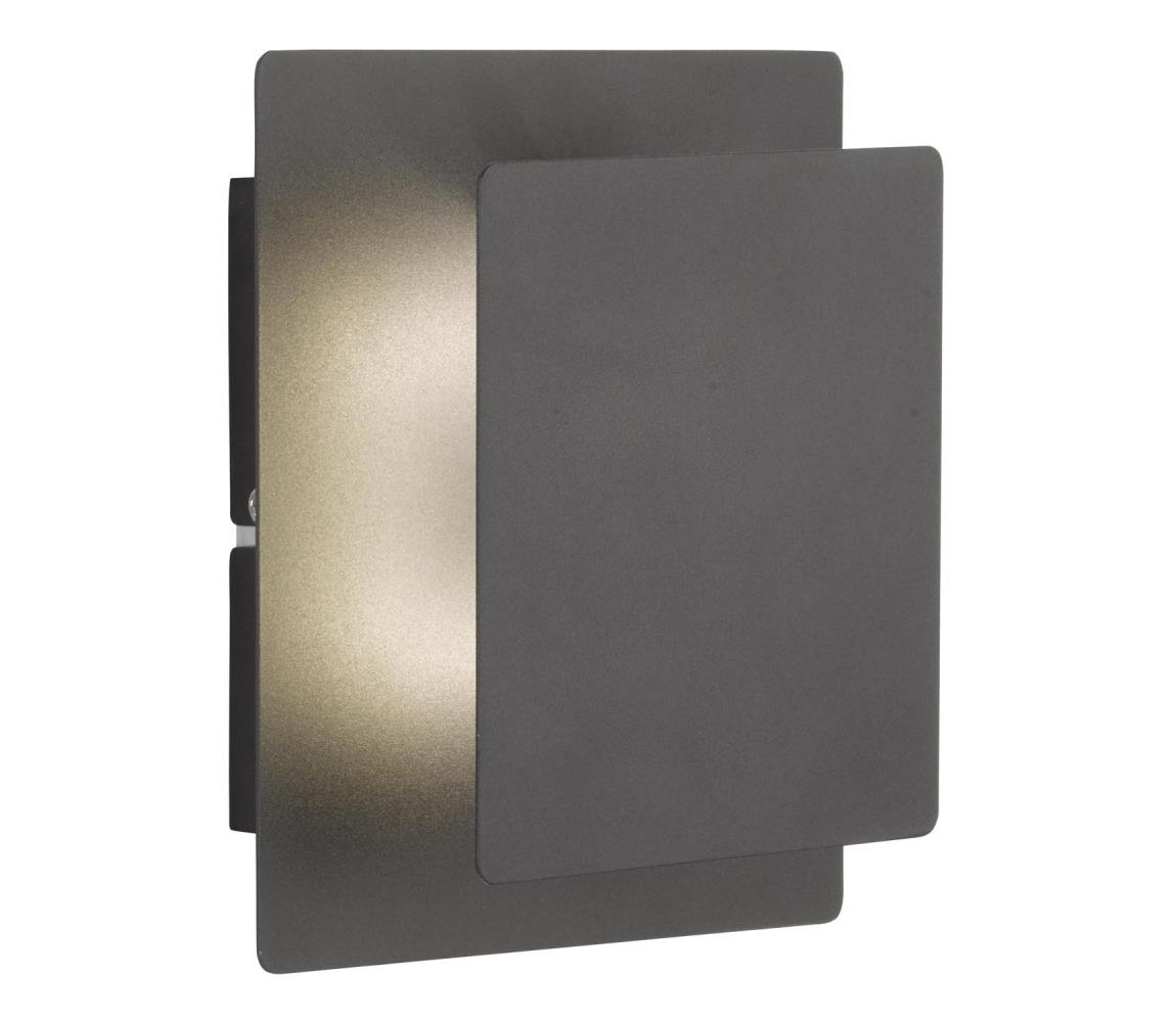 Wofi 4048-102Q - LED Kinkiet BAYONNE LED/6,5W/230V antracyt
