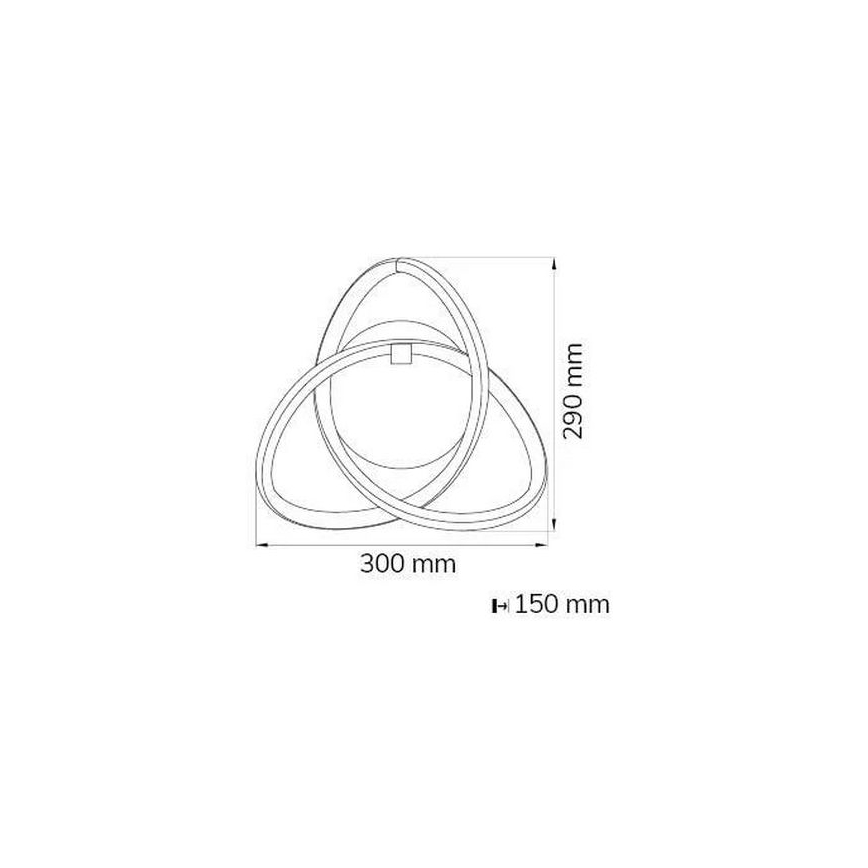 Wofi 4134.01.88.9000 - LED Kinkiet INDIGO LED/14W/230V