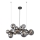 Wofi 5014-1505W - LED Żyrandol na lince VILLA 15xG9/3W/230V czarny