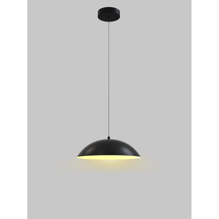 Wofi 6001-104 - LED Żyrandol ściemnialny na lince ROSCOFF LED/19W/230V czarne/złoty