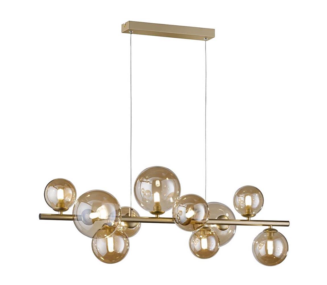 Wofi 6014.10.14.9000 - LED Żyrandol na lince VILLA 10xG9/3W/230V złoty