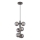 Wofi 6014-605W - LED Żyrandol na lince VILLA 6xG9/3W/230V czarny