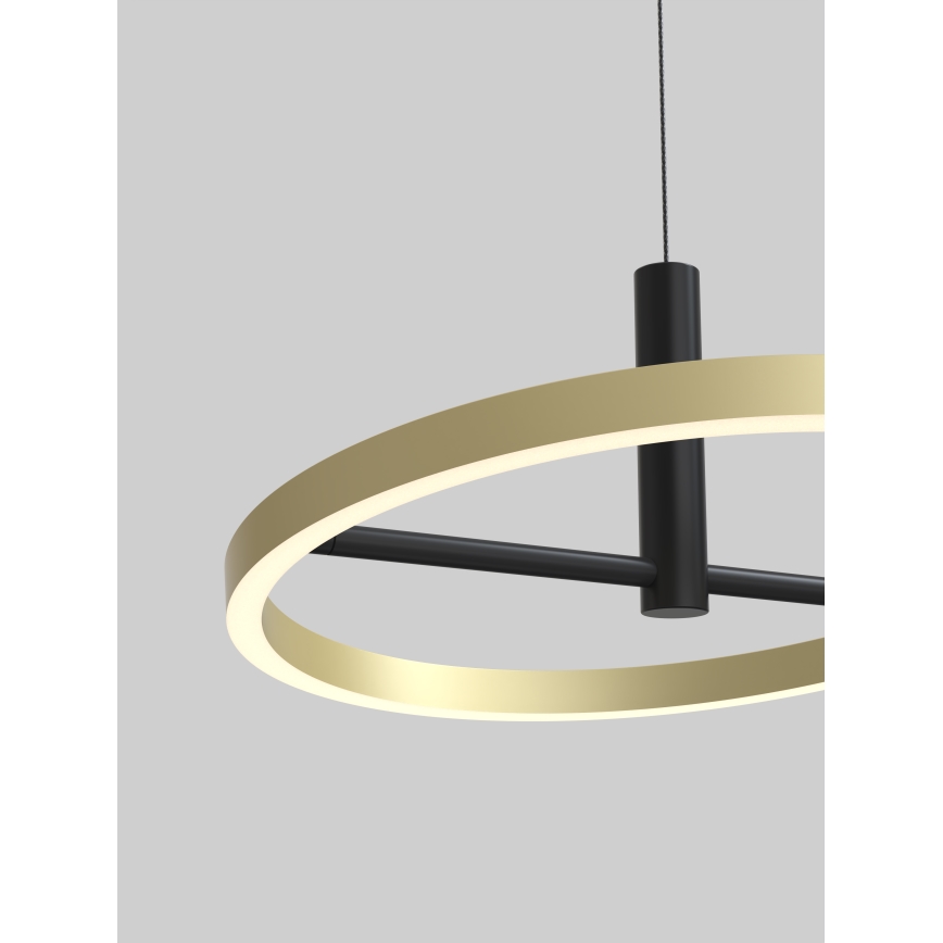 Wofi 6016-104L - LED Ściemnialny żyrandol na lince BREST LED/19W/230V czarny/złoty