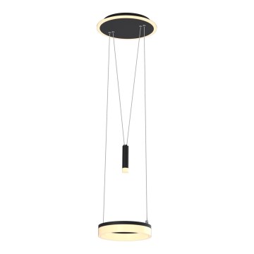 Wofi 6054-302 - LED regulowany żyrandol na linkach JESSE LED/15,5W/230V czarny