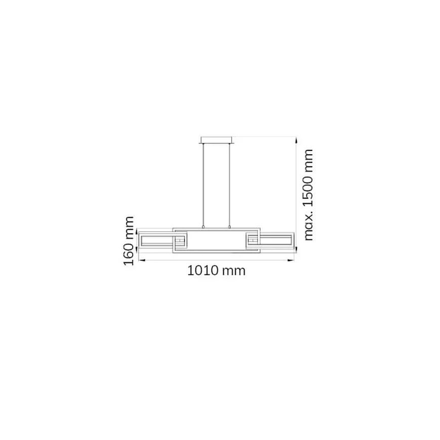Wofi 6133.03.64.9000 - LED Żyrandol ściemnialny na lince MURIEL LED/26W/230V