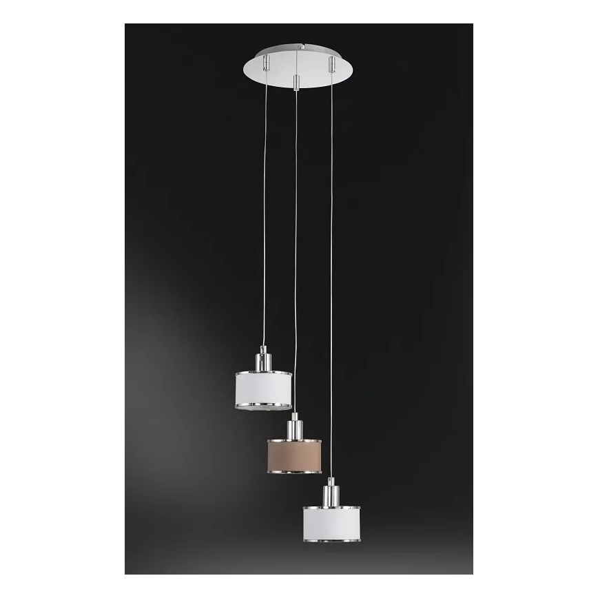 Wofi 619903019000 - Żyrandol na lince CIARA 3xE14/28W/230V