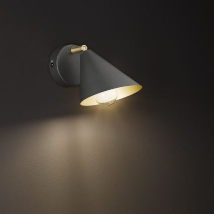 Wofi 70114G - Kinkiet GLORIA 1xE14/28W/230V