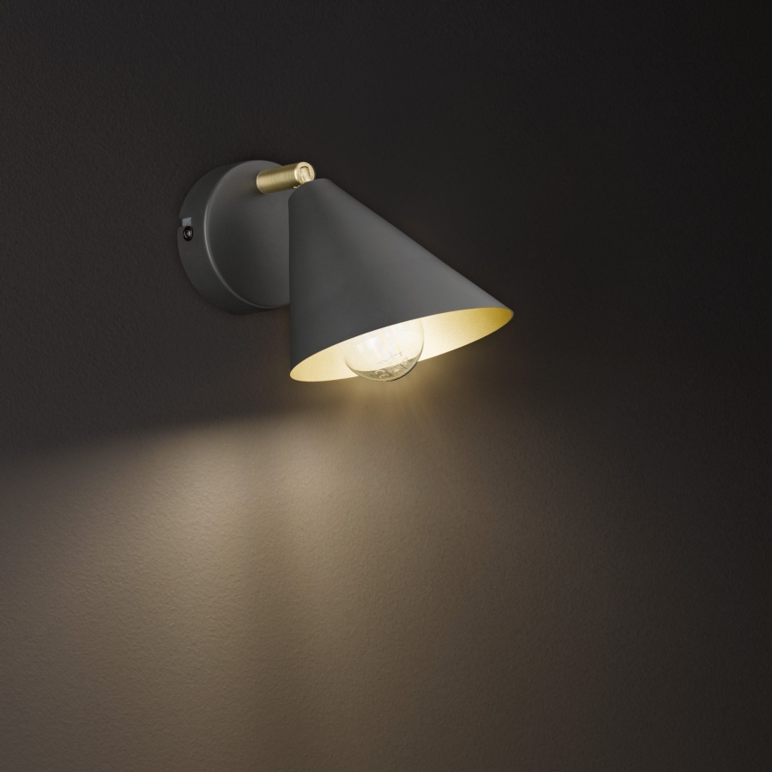 Wofi 70114G - Kinkiet GLORIA 1xE14/28W/230V