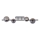 Wofi 7014-405W - LED Żyrandol natynkowy VILLA 4xG9/3W/230V czarny
