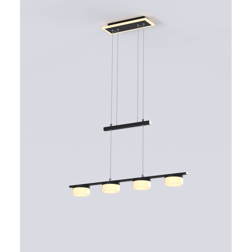 Wofi 7054-502 - LED Żyrandol ściemnialny na lince JESSE LED/21W/230V czarne
